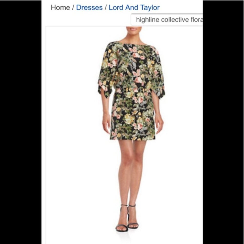 Highline Collective Floral Kimono Style Dress